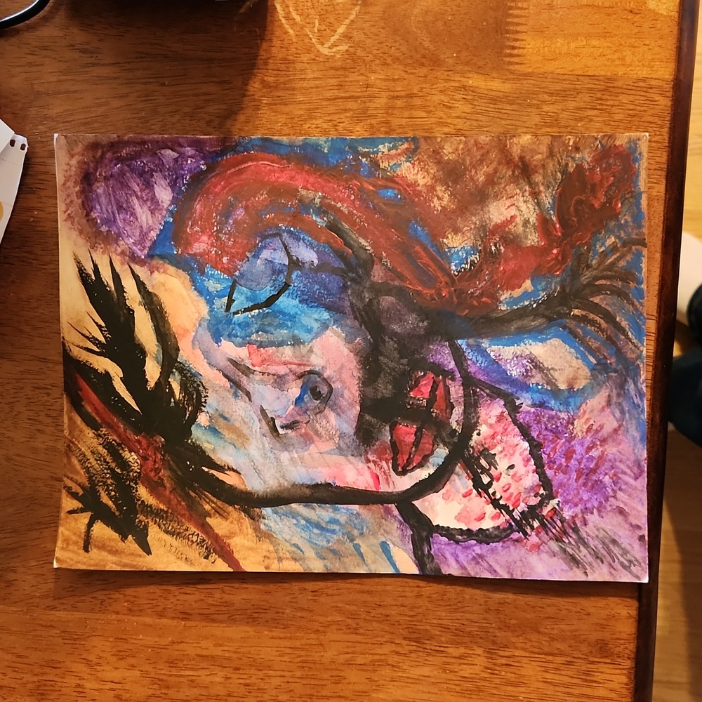 Sad Girl Painting